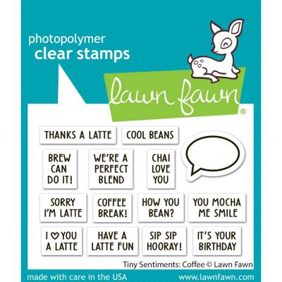 Lawn Fawn Stempel - Tiny Sentiments Coffee